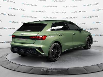 Audi A3 SPB TDI 110 kW S tronic S line edition *TETTO, 18", MATRIX, SONOS 3D, PROMO AZZURRA* Verde usata Suzzara
