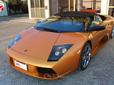 Lamborghini Murciélago Roadster 6.2 e-gear 580 CV DA COLLEZIONISTA Oro usata TAGLIO DI PO