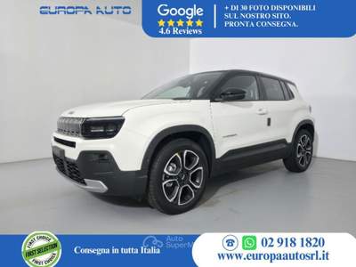 Jeep Avenger 1.2 Turbo 100 CV MHEV Summit *TETTO APRIBILE+PACK* Bianco usata Paderno Dugnano