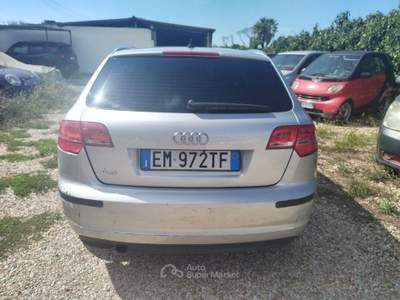 Audi A3 SPB 1.6 TDI 105 CV CR S tronic Ambition Argento usata Roma