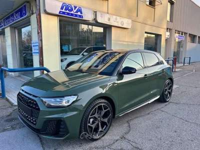 Audi A1 Sportback 30 tfsi Identity Black s-tronic KM ZERO Verde usata Cavezzo