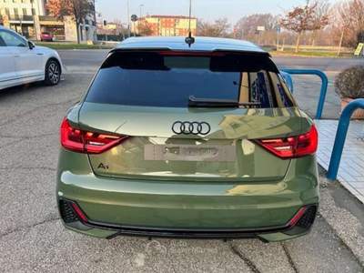 Audi A1 Sportback 30 tfsi Identity Black s-tronic KM ZERO Verde usata Cavezzo