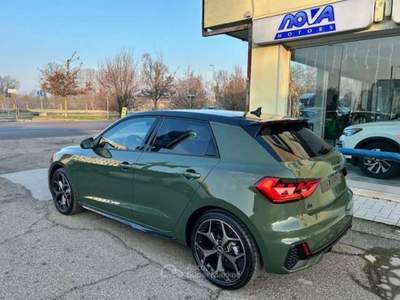 Audi A1 Sportback 30 tfsi Identity Black s-tronic KM ZERO Verde usata Cavezzo