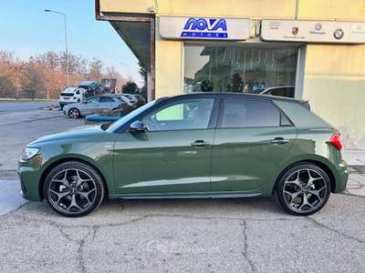 Audi A1 Sportback 30 tfsi Identity Black s-tronic KM ZERO Verde usata Cavezzo