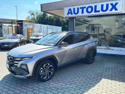 Hyundai Tucson 1.6 HEV 4WD aut. Exellence Argento usata Somma Lombardo