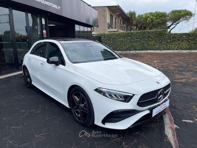 Mercedes-Benz Classe A AMG PREMIUM NAVI 18 TETTO KAMERA 64 COLORI Bianco usata Ciampino