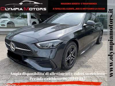 Mercedes-Benz Classe C D PREMIUM TETTO LED AMG PREMIUM BURMESTER LED NAVI Grigio usata Ciampino