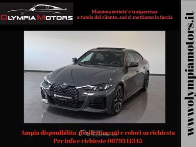 BMW Serie 4 420d 420 D GC M SPORT PRO NAVI TETTO LED KAMERA Grigio usata Ciampino