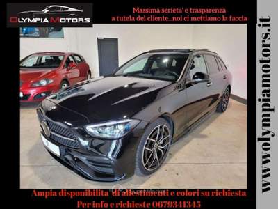 Mercedes-Benz Classe C D S.W. PREMIUM AMG PREMIUM PANORAMA LED NAVI Nero usata Ciampino