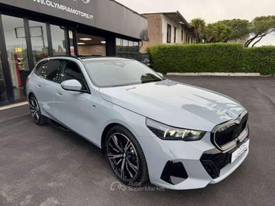 BMW Serie 5 520d 520 D T. M SPORT PRO TETTO LASER KAMERA PELLE ICONIC Grigio usata Ciampino
