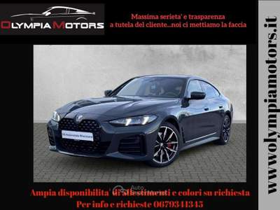 BMW Serie 4 420i 420 I GC M SPORT PRO TETTO 19 KAMERA 360 LED Bianco usata Ciampino