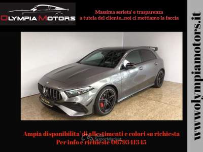 Mercedes-Benz Classe A PREMIUM NEW AEREO KIT NAVI TETTO 19' KAMERA LED Grigio usata Ciampino