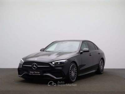 Mercedes-Benz Classe C D PREMIUM PLUS AMG 19'' NAVI KAMERA LED PANORAMA Nero usata Ciampino