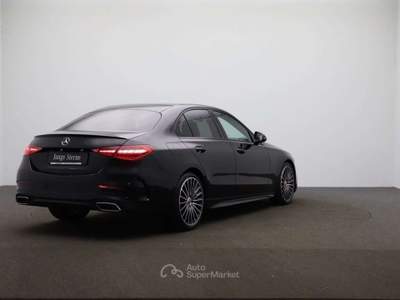 Mercedes-Benz Classe C D PREMIUM PLUS AMG 19'' NAVI KAMERA LED PANORAMA Nero usata Ciampino