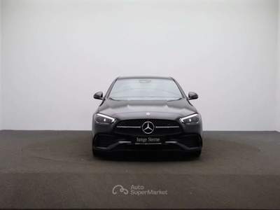Mercedes-Benz Classe C D PREMIUM PLUS AMG 19'' NAVI KAMERA LED PANORAMA Nero usata Ciampino