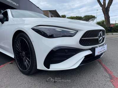 Mercedes-Benz CLE COUPE D AMG PREMIUM NIGHT TETTO KAMERA DIGITAL Bianco usata Ciampino