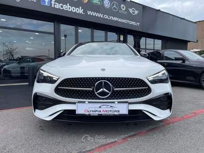 Mercedes-Benz CLE COUPE D AMG PREMIUM NIGHT TETTO KAMERA DIGITAL Bianco usata Ciampino
