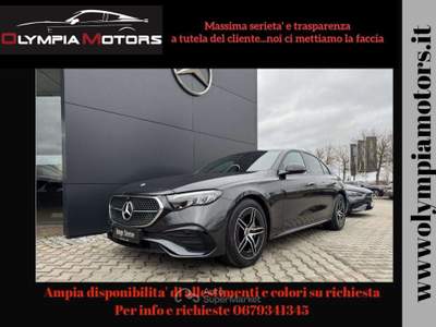 Mercedes-Benz Classe E D NEW AMG PREMIUM LED 19' KAMERA NIGHT PACK Grigio usata Ciampino