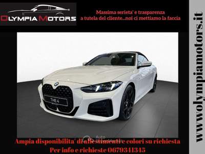 BMW Serie 4 420i 420 I CABRIO M SPORT PRO CURVED DISPLAY LED KAMERA 19 Bianco usata Ciampino