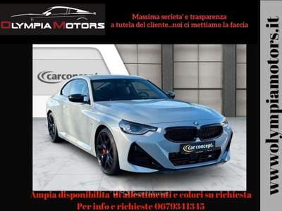 BMW Serie 2 240i 240 IM XDRIVE CURVED DISPLAY TETTO NAVI LED KAMERA H&K Grigio usata Ciampino