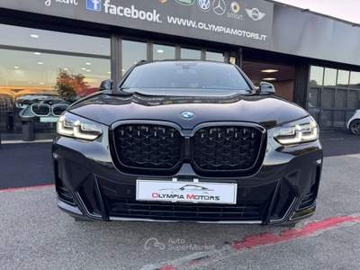 BMW X4 X4 20D M SPORT PRO LASER 20 KAMERA BLACK PACK TETTO Nero usata Ciampino
