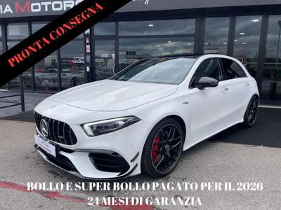 Mercedes-Benz Classe A S 4M AERO PACKET TETTO LED DRIVERS PACK KAMERA Bianco usata Ciampino