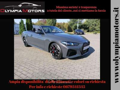 BMW Serie 4 430i 430 I XDRIVE CABRIO M SPORT NEW MODEL LASER KAMERA 19 Grigio usata Ciampino