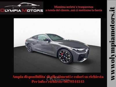 BMW Serie 4 M4 440 M440 COUPE' XDRIVE TETTO LASER H&K KAMERA CARBON Grigio usata Ciampino
