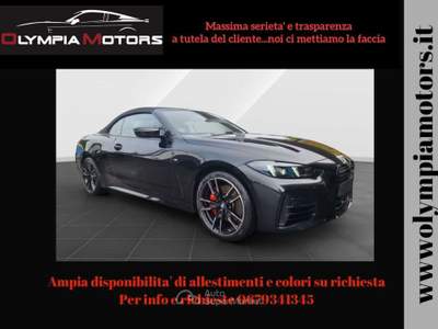 BMW Serie 4 M4 440 M440 CABRIO XDRIVE NAVI LASER H&K KAMERA Nero usata Ciampino