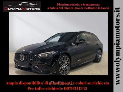Mercedes-Benz Classe C PREMIUM AMG 4M LASER TETTO KAMERA NIGHT PACK 20'' Nero usata Ciampino