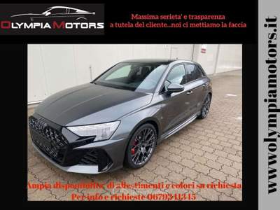 Audi RS 3 SPB NEW MODEL QUATTRO MATRIX 19 SONOS KAMERA TETTO Grigio usata Ciampino