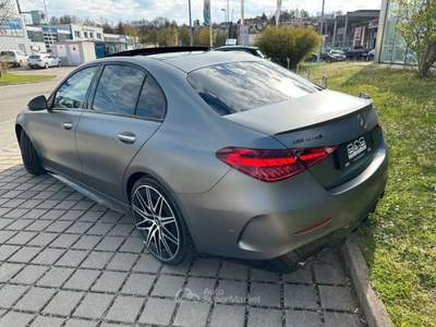 Mercedes-Benz Classe C PREMIUM AMG 4M LASER TETTO KAMERA NIGHT PACK 20'' Grigio usata Ciampino