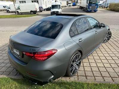 Mercedes-Benz Classe C PREMIUM AMG 4M LASER TETTO KAMERA NIGHT PACK 20'' Grigio usata Ciampino