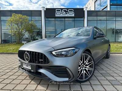 Mercedes-Benz Classe C PREMIUM AMG 4M LASER TETTO KAMERA NIGHT PACK 20'' Grigio usata Ciampino