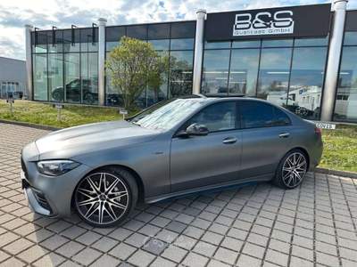 Mercedes-Benz Classe C PREMIUM AMG 4M LASER TETTO KAMERA NIGHT PACK 20'' Grigio usata Ciampino