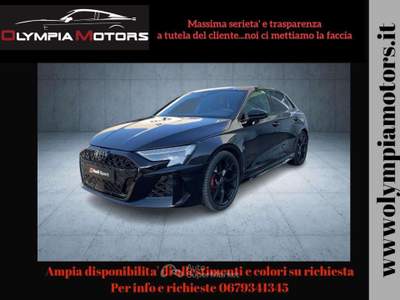 Audi RS 3 SPB NEW MODEL QUATTRO MATRIX 19 SONOS KAMERA TETTO Nero usata Ciampino