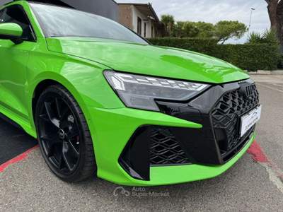 Audi RS 3 SPB NEW MODEL QUATTRO MATRIX 19 SONOS KAMERA TETTO Nero usata Ciampino