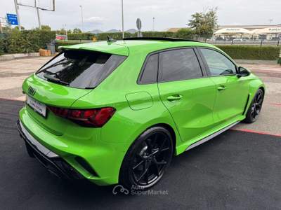 Audi RS 3 SPB NEW MODEL QUATTRO MATRIX 19 SONOS KAMERA TETTO Nero usata Ciampino