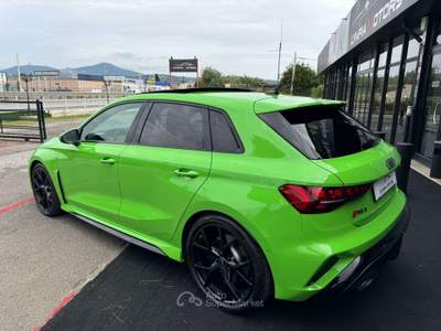 Audi RS 3 SPB NEW MODEL QUATTRO MATRIX 19 SONOS KAMERA TETTO Nero usata Ciampino