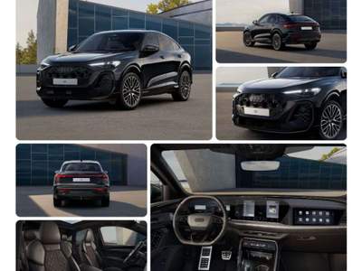 Audi Q5 2.0 TDI SPB S LINE TETTO B&O KAMERA 360 MATRIX 21 Nero usata Ciampino