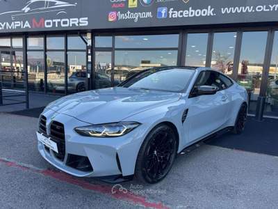 BMW Serie 4 M4 M4 COUPE XDRIVE COMPETITION LASER NAVI 20' H&K CARBON Grigio usata Ciampino