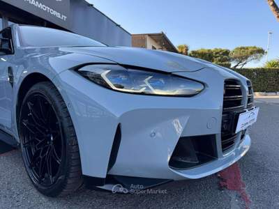 BMW Serie 4 M4 M4 COUPE XDRIVE COMPETITION LASER NAVI 20' H&K CARBON Grigio usata Ciampino