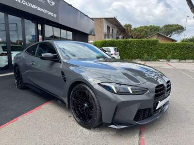 BMW Serie 4 M4 M4 COUPE' XD COMPETI. CURVED DISPLAY LASER H&K CARBON Grigio usata Ciampino
