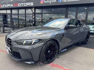 BMW Serie 4 M4 M4 COUPE' XD COMPETI. CURVED DISPLAY LASER H&K CARBON Grigio usata Ciampino