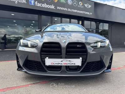 BMW Serie 4 M4 M4 COUPE' XD COMPETI. CURVED DISPLAY LASER H&K CARBON Grigio usata Ciampino