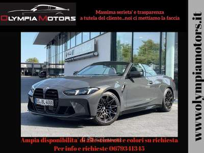 BMW Serie 4 M4 M4 CABRIO XD COMPETI. CURVED DISPLAY LASER H&K CARBON Grigio usata Ciampino