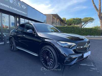 Mercedes-Benz GLC D COUPE PREMIUM AMG PEDANE LED 20 TETTO KAMERA 360 Nero usata Ciampino