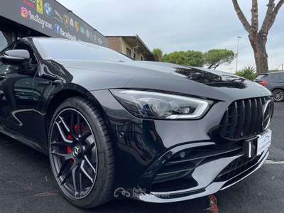 Mercedes-Benz AMG GT 43 COUPE 4M 21' WIDESCREEN PANORAMA BURMESTER Nero usata Ciampino
