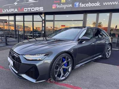 Audi RS 6 AVANT 630CV KERAMIC PERFORMANCE MATRIX 22 TETTO Grigio usata Ciampino