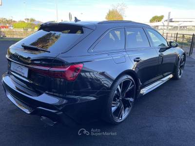 Audi RS 6 AVANT 630CV PERFORMANCE LASER 22 TETTO Nero usata Ciampino